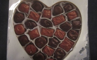 Magneetti / Jääkaappimagneetti sydämen muotoinen Suklaarasia