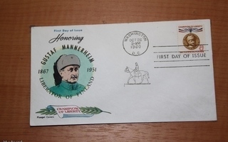 FDC Mannerheim 8c 1960