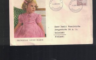 Prinsessa Anne Marie fdc 1950