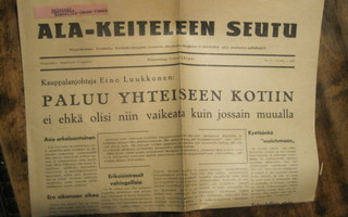 Sanomalehti: Ala-Keiteleen Seutu 28.1.1955