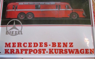 Peltikyltti Mercedes-Benz Kraftpost-Kurswagen