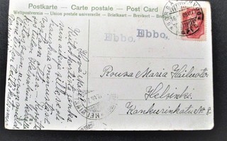 1908 Ebbo. rivil + Porvoo kortilla