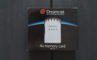 Dreamcast 4x Memory Card (CIB)