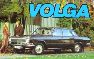 1979 Volga GAZ-24 esite - myös V6 - KUIN UUSI - Konela