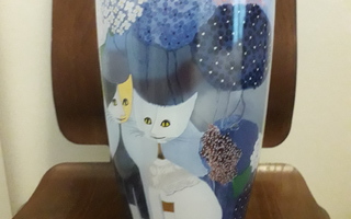 Goebel kissakuosinen maljakko, käsin maalattu (uusi)