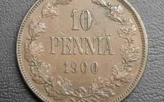 10 penniä 1900  #749