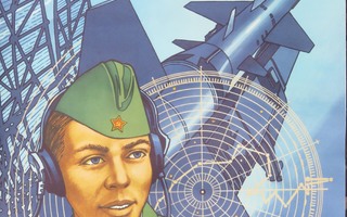 Neuvostoarmeija posteri ilmapuolustus