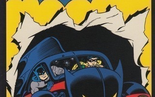 Dick Sprang: Batman ja Robin autossa (postikortti)