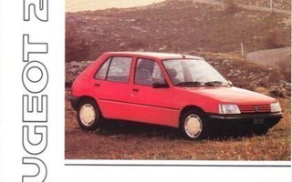 Peugeot 205 -esite, 1991