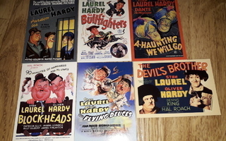 Stan Laurel Oliver Hardy Vintage Movie Posters kortteja