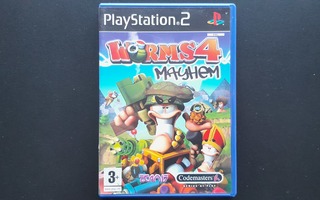 PS2: Worms 4: Mayhem peli (2005)