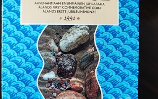 Ahvenanmaan ensimmäinen juhlaraha 1991