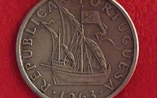 Portugali 5 escudos 1963