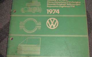 Volkswagen 1974 varaosakirja