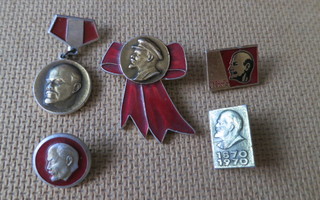 CCCP: viisi vintage pinssiä - Lenin