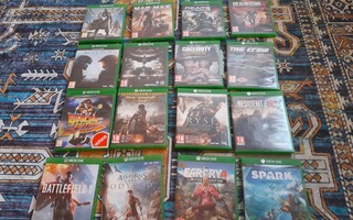 Xbox one pelejä 16kpl.