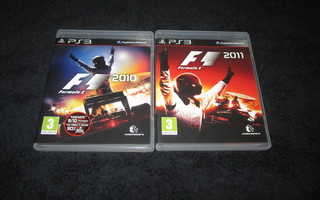PS3: formula 1 2010 & 2011