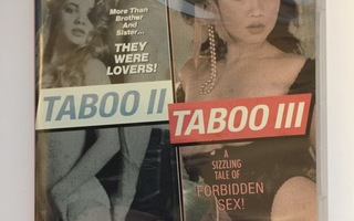 Taboo 2 & 3 (Blu-ray + DVD) Vinegar Syndrome (1982-84) UUSI