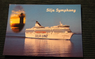 Silja Line. Silja Symphony. Laivapostikortti
