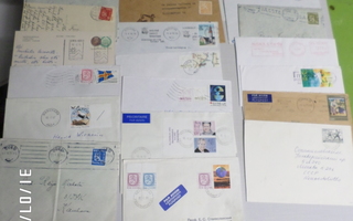 Postituskuoria  Suomesta  läheteetyjä  osa käynyt ulkomailla