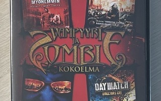 Vampyyri ja Zombie -kokoelma (4DVD) uusi ja muoveissa