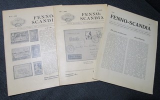FENNO-SCANDIA lehtiä 3kpl 1945-46-47!(C942)