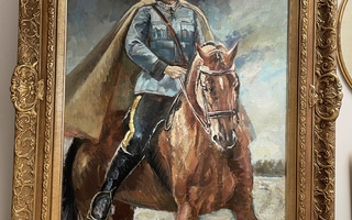 Marsalkka Mannerheim öljyvärimaalaus Chingiz Abassov