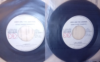 2 × 7"single Leevi and the Leavings Sadan vuoden yksinäisyys