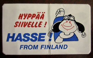 Retro tarra:  HASSE  From Finland