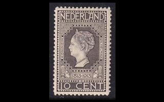 Alankomaat 84B * Itsenäisyys 100v 10 C (1913)