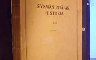 Juvelius : Sysmän pitäjän historia I-II ( 1 p. 1927 ) Sis.pk