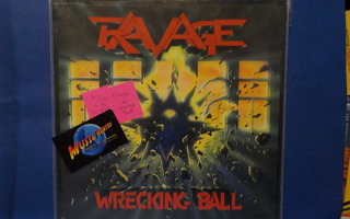 RAVAGE - WRECKING BALL M-/EX+ EU - 86 LP