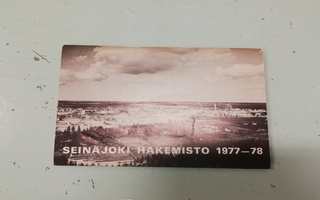 Seinäjoki hakemisto 1977-78