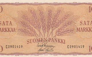 Suomi  100 markkaa 1957  C 2901419