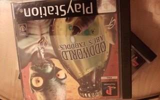 PS1 Oddworld Abes Exodus, ei ohjeita, saksankielinen