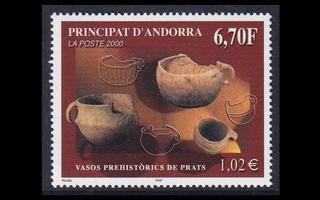 Andorra Fr 559 ** Esihistoriallinen keramiikka (2000)