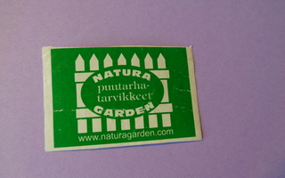 TT-etiketti Natura Garden puutarhatarvikkeet