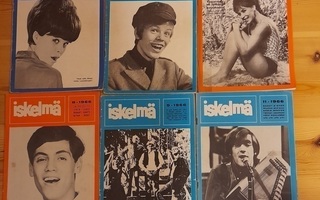 ISKELMÄ lehti 1966, 6 kpl n:rot 2,4,5,8,9,11