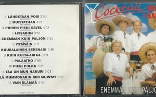 COCKTAIL & MIKKO SALMELA - Enemmän kuin paljon CD 1993