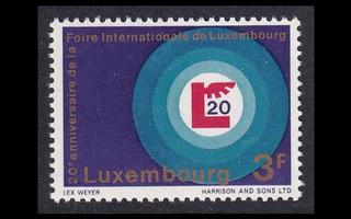 Luxemburg 774 ** Kansainväliset messut 20v (1968)