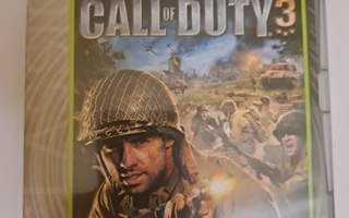 Xbox 360 Call Of Duty 3 peli (xbox classics)