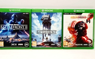 Xbox One - Star Wars Battle Front I & II + Star Wars Squadro