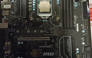 Llga 1151 Msi h270 pc mate ja i5 7400