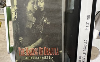The Making Of Dracula esittelykasetti VHS