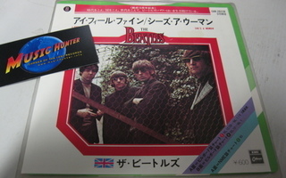 BEATLES - I FEEL FINE - JAPANI PAINOS - M-/M- 7'' SINGLE +