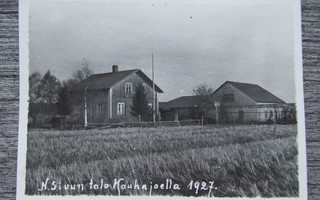 KAUHAJOKI.....N. Sivun talo v. 1927. Valokuva.