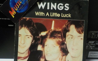 WINGS WITH A LITTLE LUCK KANNET VG+/ex- 7"