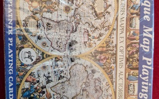 Pelikortit tuplapakkaus Piatnik Antique Map. Avaamaton pakka