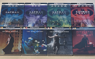 BATMAN (1989-2022) 4K Limited Steelbook (UUSI)