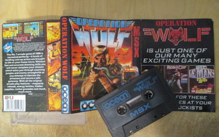 MSX Operation Wolf (Ocean, 1988) - kasetti